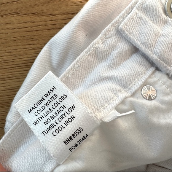 Pistola White Straight Leg Jeans